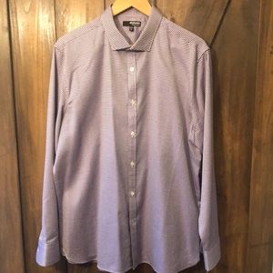 Men’s Murano Button Down in a sexy purple pattern